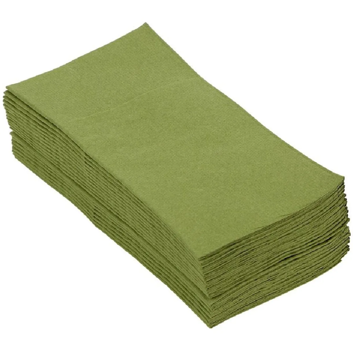 Serviette range couverts 40cm vert olive x20 < Gifi Outlet