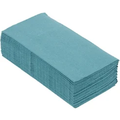 Serviette range couverts 40cm vert émeraude x20