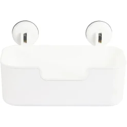 Serviteur de douche blanc fixation ventouses