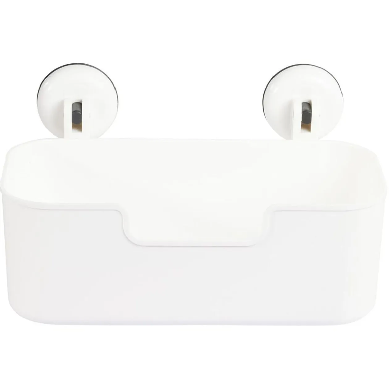Serviteur de douche blanc fixation ventouses