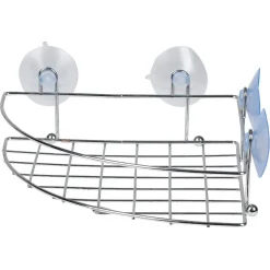 Serviteur de douche d'angle à ventouse