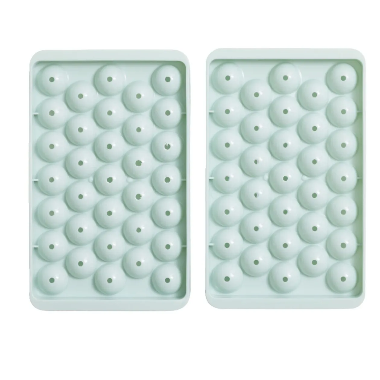 Set bac à glaçons x2 avec pelle et boîte 22x15xH8,5cm