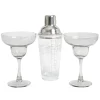 Set à cocktail 2 verres à pied 270ml margarita et 1 shaker 420ml < Gifi Hot