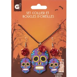 Set collier et boucles d'oreilles x2