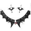 Set collier et boucles d'oreilles gothique Halloween < Gifi Discount