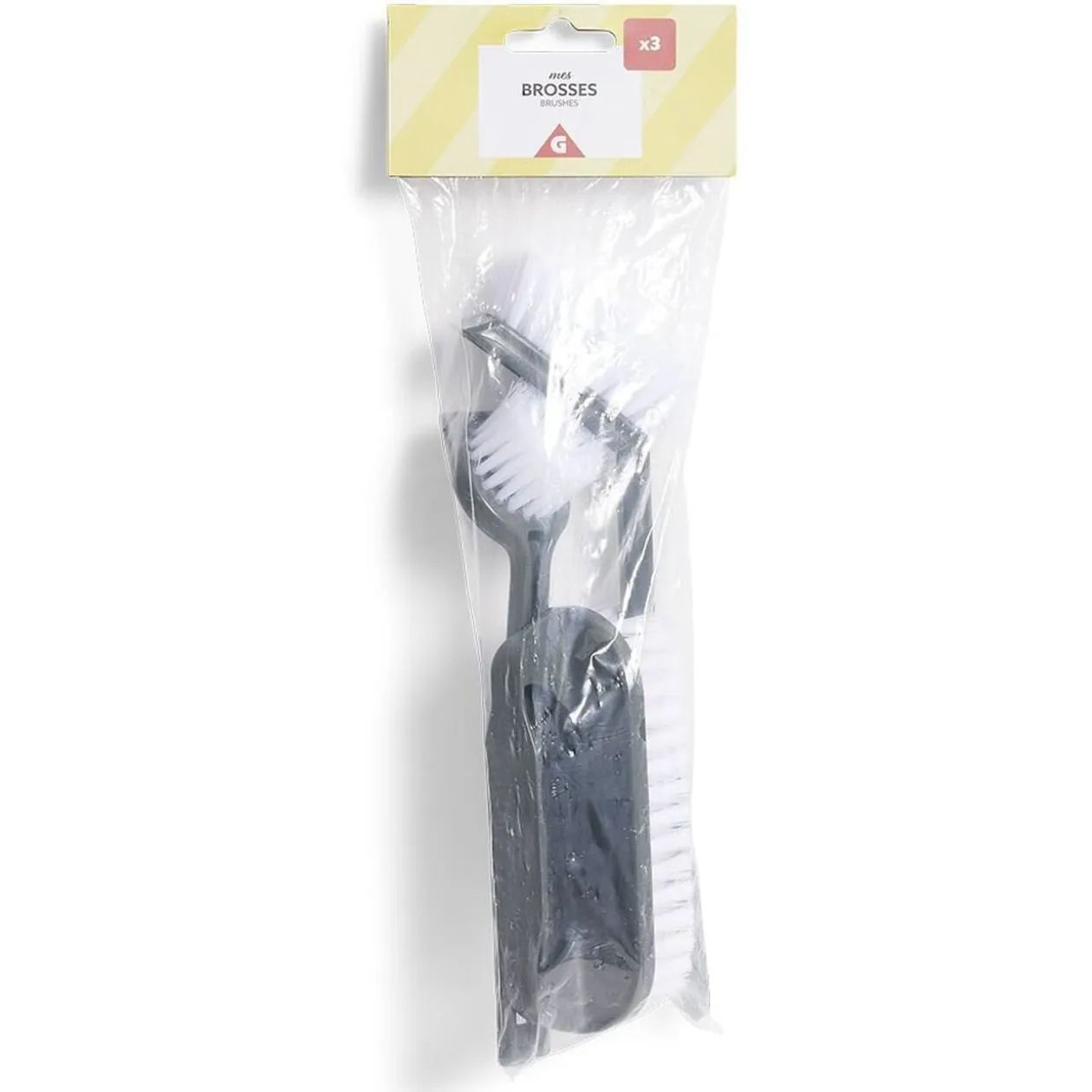 Set de 3 brosses de nettoyage