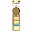 Set de feuillets notes autocollantes x150 tailles et coloris assortis
