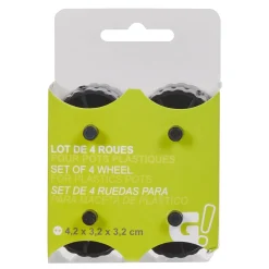 Set de 4 roues pour pot de jardin < Gifi Best