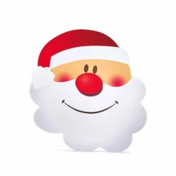 Set de table et dessous de verre forme tête de Père Noël < Gifi Sale