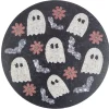 Set de table Halloween rond motif fantômes noir Ø38cm