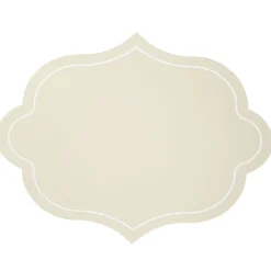 Set de table plastique forme arabesque 34x44cm (2 modèles)