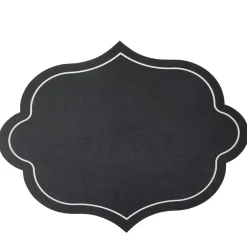 Set de table plastique forme arabesque 34x44cm (2 modèles)