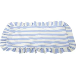 Set de table rectangulaire bord à volant motif rayure polycoton 30x45cm (3 modèles) < Gifi