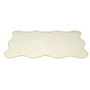 Set de table rectangulaire bord vague polyester 30x45cm (2 modèles)