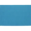 Set de table rectangulaire en coton uni bleu