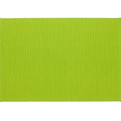 Set de table rectangulaire en coton uni vert
