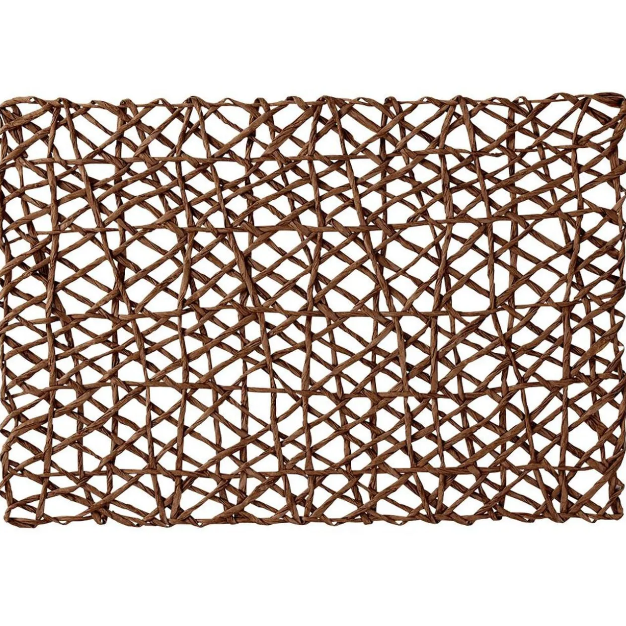 Set de table rectangulaire filaire marron