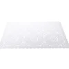 Set de table rectangulaire plastique blanc dentelle < Gifi New