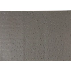 Set de table rectangulaire plastique marron effet peau d'autruche < Gifi Best