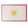 Set de table rectangulaire plastique motif tropical 28,5x43,5cm (2 modèles)