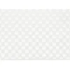 Set de table rectangulaire plastique effet tressé uni blanc