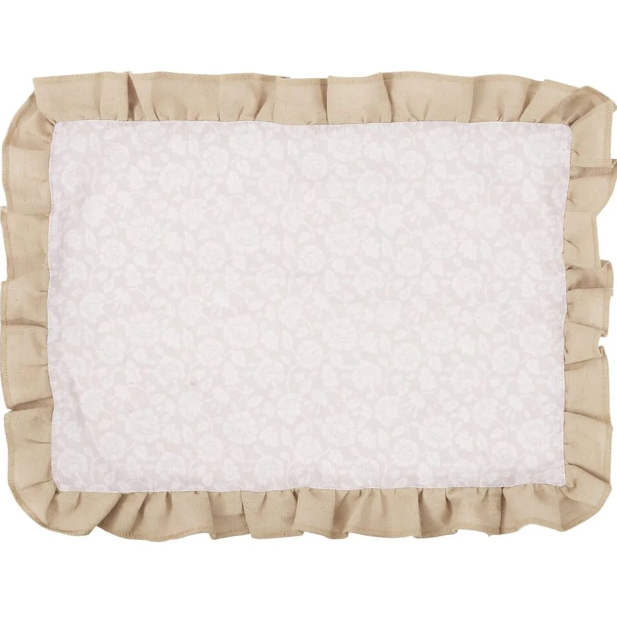 Set de table rectangulaire polyester Indie floral beige et taupe 34x46cm < Gifi New