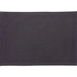 Set de table rectangulaire polyester uni gris < Gifi Best