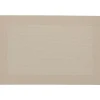 Set de table rectangulaire PVC 30x45cm effet tissé losange beige