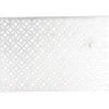 Set de table rectangulaire pvc motif ajouré gris argenté