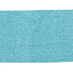 Set de table rectangulaire pvc effet spaghetti bleu uni