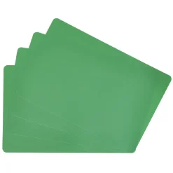 Set de table rectangulaire x4 pvc souple uni (4 modèles)