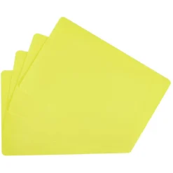 Set de table rectangulaire x4 pvc souple uni (4 modèles)