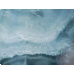 Set de table restangulaire plastique effet marbre Onyx bleu < Gifi Online