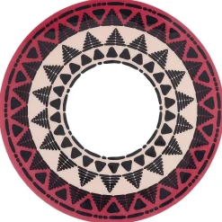 Set de table rond ajouré motif ethnique Ø38cm