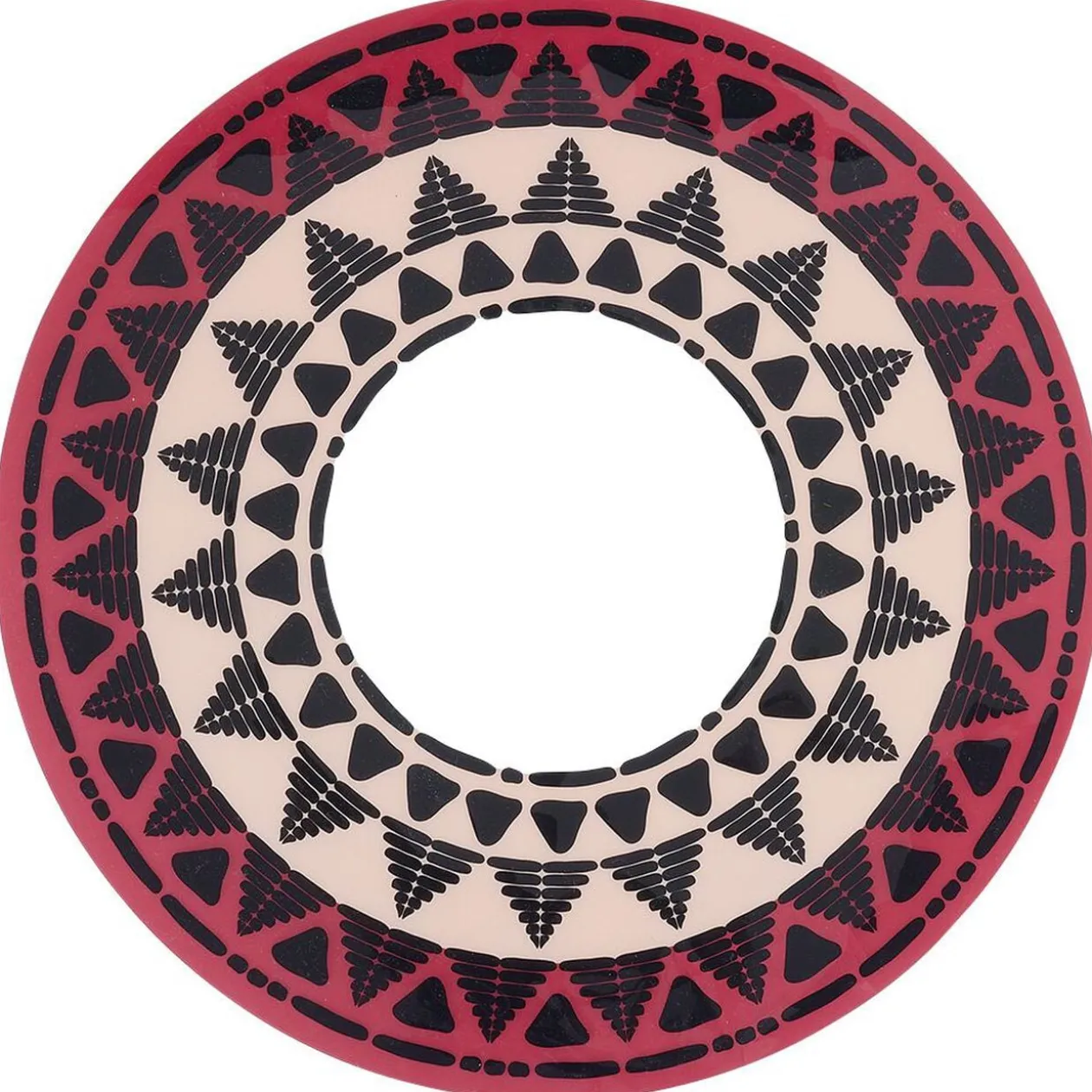 Set de table rond ajouré motif ethnique Ø38cm