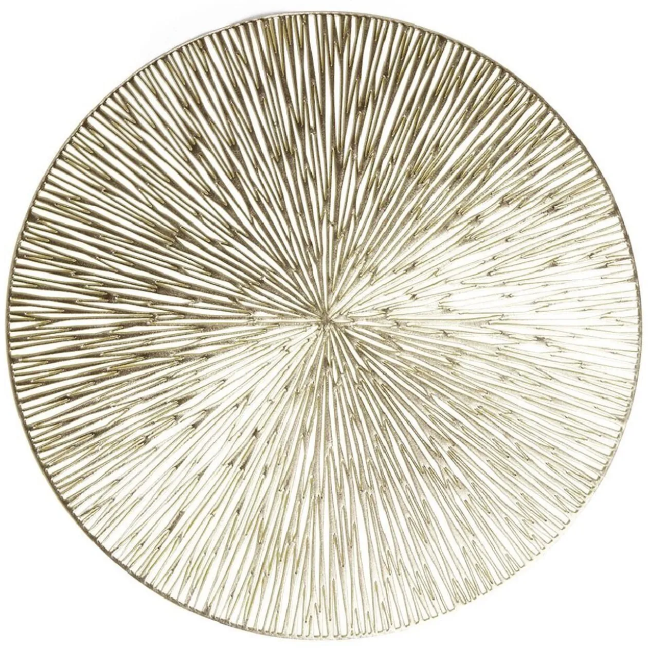 Set de table rond brillant rose ou doré Ø38cm