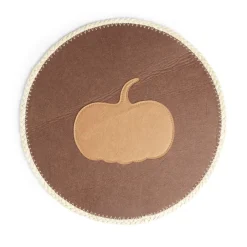 Set de table rond citrouille marron Ø38cm