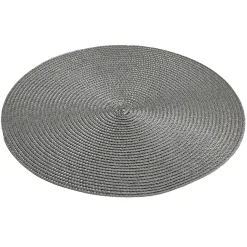 Set de table rond Ø35cm (2 modèles gris foncé ou beige)