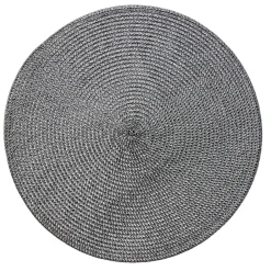 Set de table rond Ø35cm (2 modèles gris foncé ou beige)