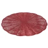 Set de table rond forme fleur rouge Ø38cm < Gifi Best
