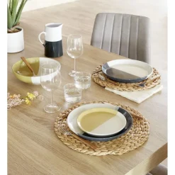 Set de table rond jacinthe d'eau tressée Ø35cm < Gifi New