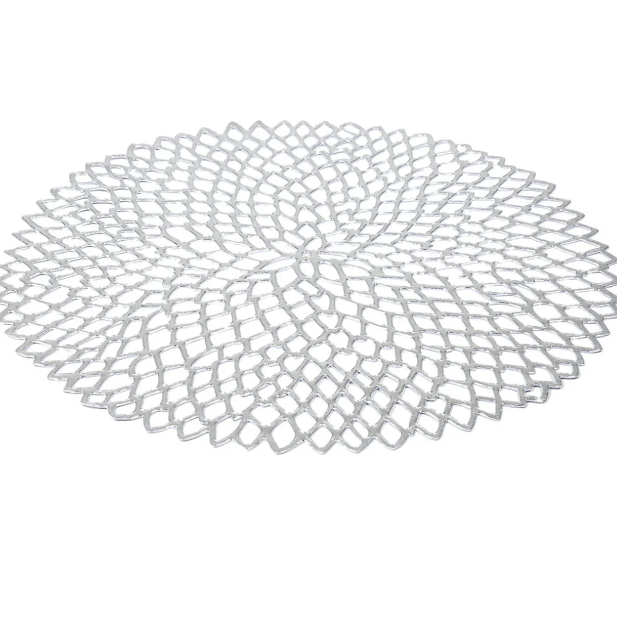 Set de table rond plastique doré ou argenté Ø38cm < Gifi Clearance
