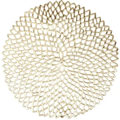 Set de table rond plastique doré ou argenté Ø38cm < Gifi Clearance