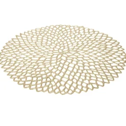 Set de table rond plastique doré ou argenté Ø38cm < Gifi Clearance