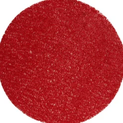 Set de table rond pvc effet spaghetti rouge uni ø38 cm < Gifi Best