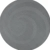 Set de table rond tressé gris Ø36cm < Gifi Discount