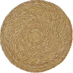 Set de table rond x4 en jute Ø35cm