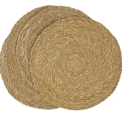Set de table rond x4 en jute Ø35cm