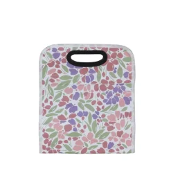 Set lunch bag fleuri avec boîte 1L et pain de glace 26x15xH30cm
