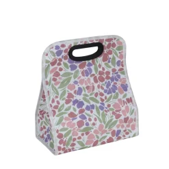 Set lunch bag fleuri avec boîte 1L et pain de glace 26x15xH30cm